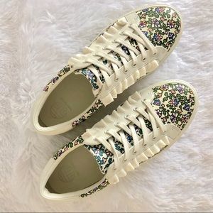 Tory Burch Ruffle Sneaker Size 8